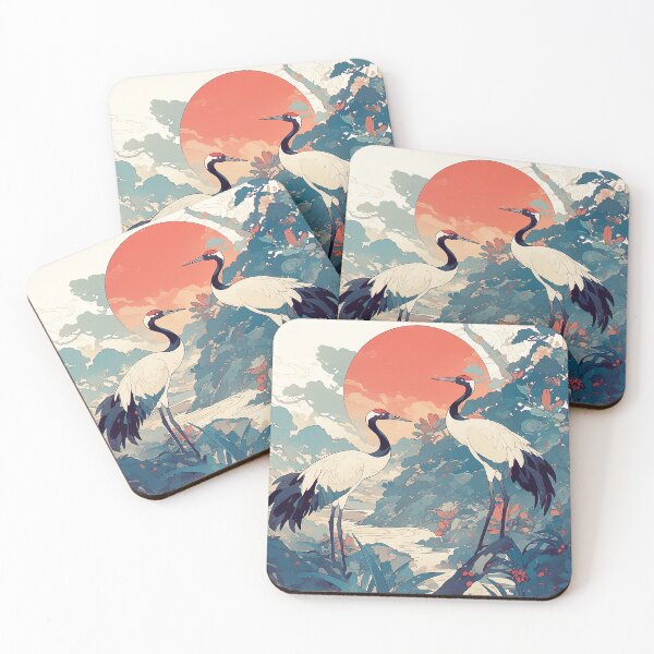 Item preview, Two Japanese Style Cranes designed and sold by Christian Weiss.