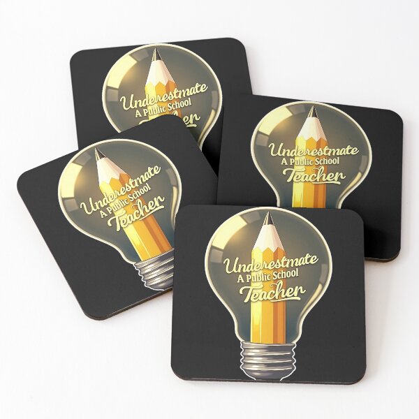 Item preview, "Inspire and Illuminate: Never Underestimate a Public School Teacher" Light Bulb & Pencil Design T-Shirt designed and sold by AI-volution.