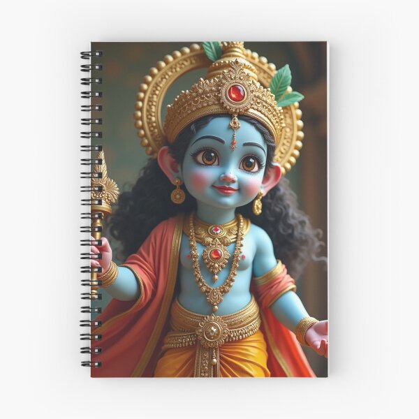 Item preview, Krishna Cartoon designed and sold by ArtfullyRooted.