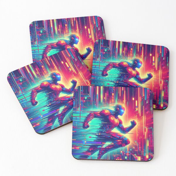Item preview,  glitch super hero 2.0 designed and sold by DrmartDesigns.