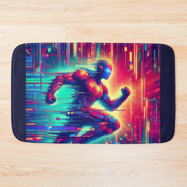 Item preview,  glitch super hero 2.0 designed and sold by DrmartDesigns.