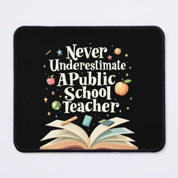 Item preview, "Empowering Minds: Never Underestimate a Public School Teacher" Open Book & Flying Pages T-Shirt designed and sold by AI-volution.