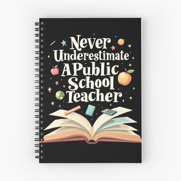 Item preview, "Empowering Minds: Never Underestimate a Public School Teacher" Open Book & Flying Pages T-Shirt designed and sold by AI-volution.