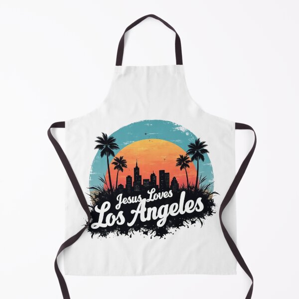 Item preview, Jesus Loves Los Angeles, City landscape designed and sold by Faithloveshop.