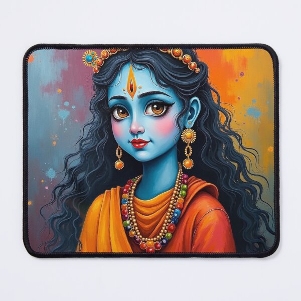 Item preview, Krishna Painting as a Teenager designed and sold by ArtfullyRooted.