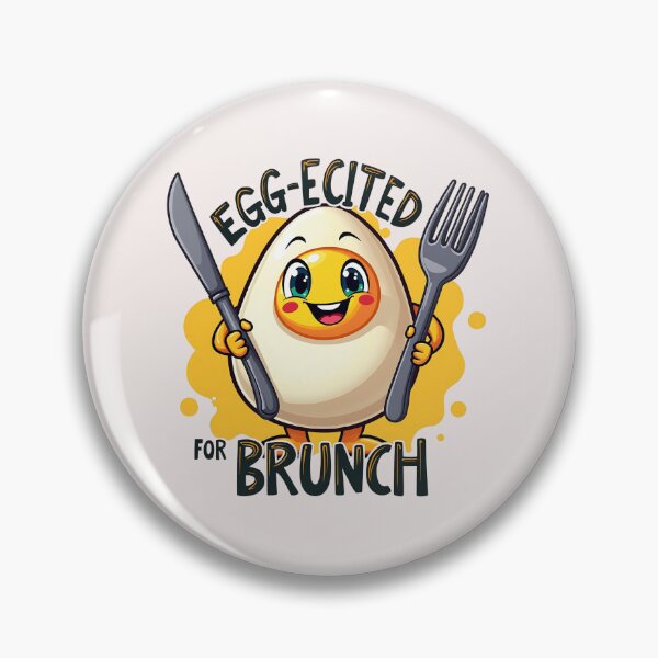 Item preview,  Egg-cited for Brunch: The Perfect Brunch Buddy Tee designed and sold by BROWNEESHOUSE.