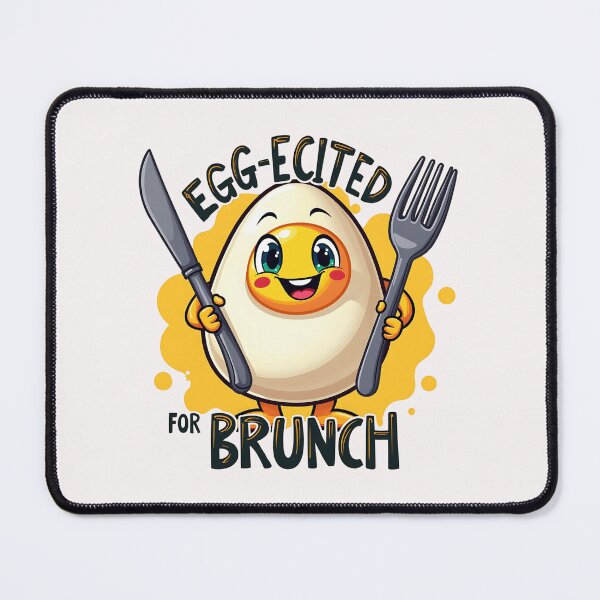 Item preview,  Egg-cited for Brunch: The Perfect Brunch Buddy Tee designed and sold by BROWNEESHOUSE.