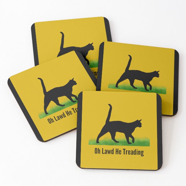 Item preview, Oh lawd He Treading "cat" designed and sold by BBmakedesign.