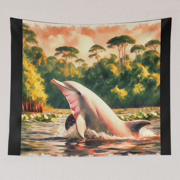 Item preview, The Amazonian Pink Dolphin O Boto cor de rosa Brasileiro v8 designed and sold by Helios Be. Lavsh.