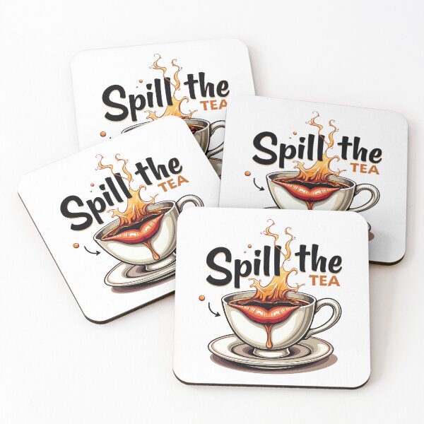 Item preview, Spill the Tea: The Gossip Guru Tee designed and sold by BROWNEESHOUSE.