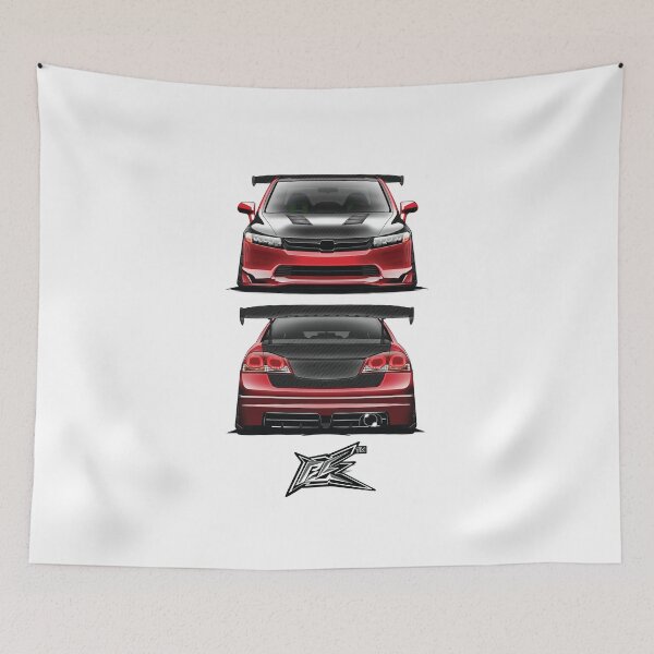 Item preview, fb civic red  designed and sold by NaquashM.