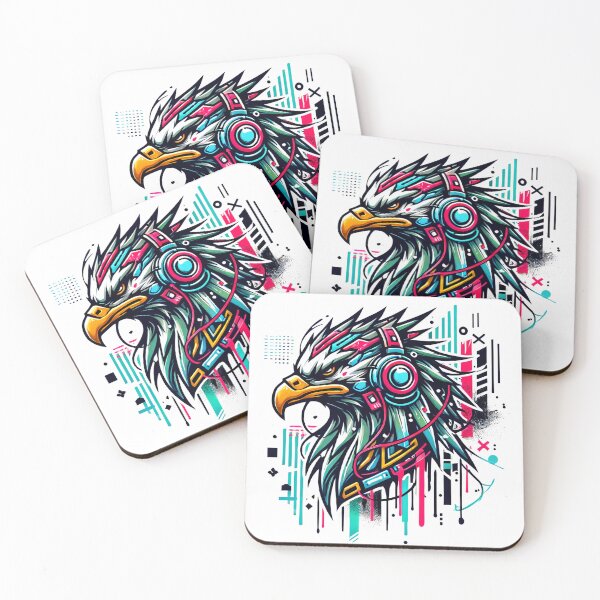 Item preview, Cyberpunk Graffiti Eagle designed and sold by Pattamo1.