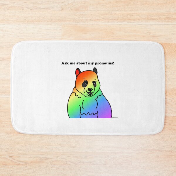 Item preview, Pronoun Panda designed and sold by ArtByMegalodon.