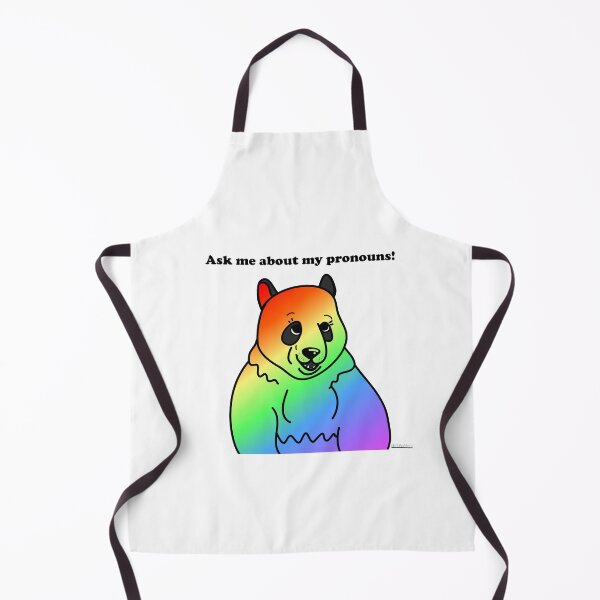 Item preview, Pronoun Panda designed and sold by ArtByMegalodon.