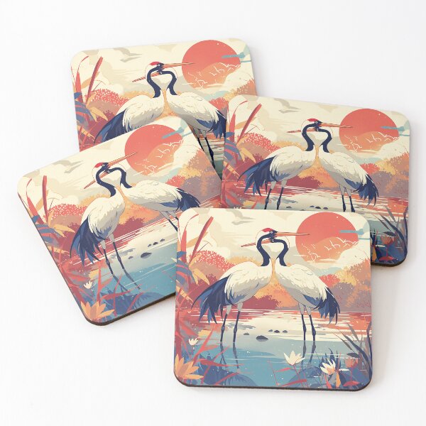 Item preview, Two Japanese Style Cranes designed and sold by Christian Weiss.