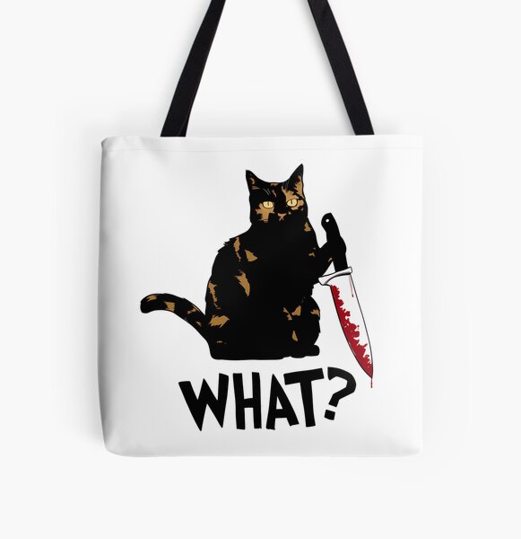 Item preview, Cat What? Murderous Tortie Cat With Knife designed and sold by YourPassionArt.