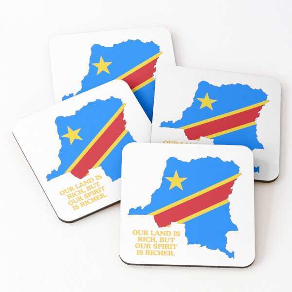 Item preview, DRC: Our land is rich but our spirit is richer designed and sold by Jewels Ngadi.