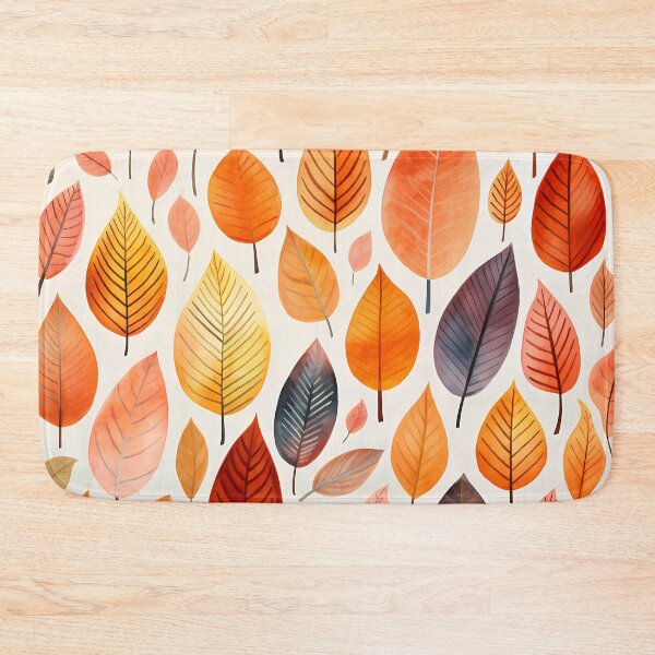 Item preview, Autumn Leaf Brushstrokes Pattern #10 designed and sold by NatureSight.