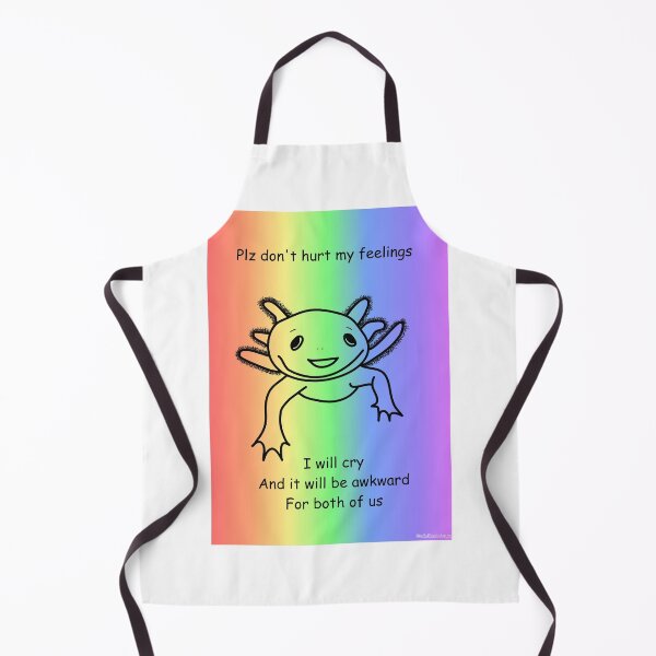 Item preview, Sensitive Axolotl designed and sold by ArtByMegalodon.