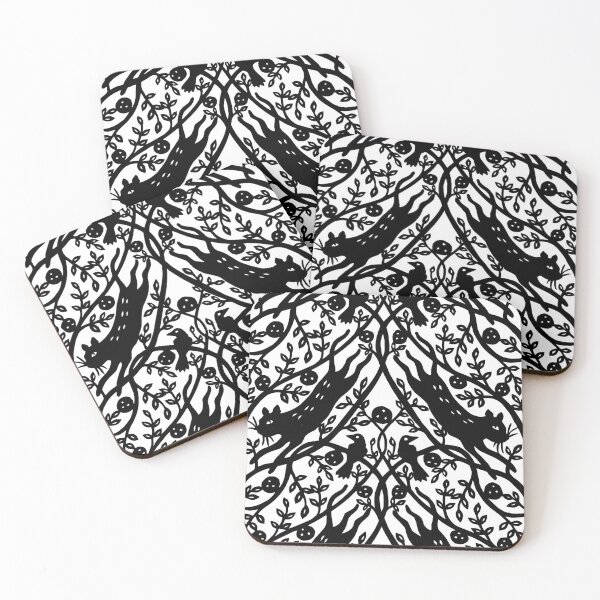 Item preview, Gatos negros saltando designed and sold by tanaudel.