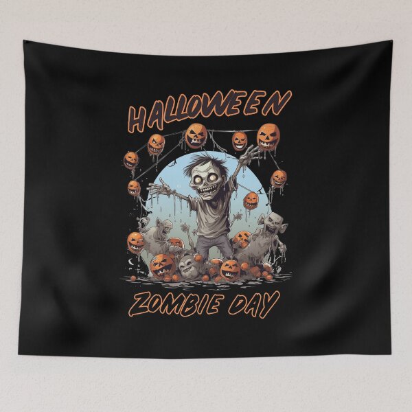 Item preview, Halloween Zombie Day designed and sold by TeeTemptation.