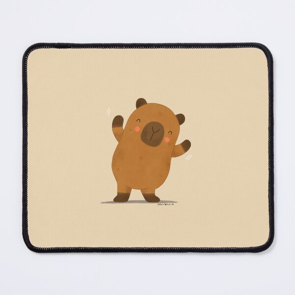 Item preview, Capybara stretching designed and sold by julianamotzko.