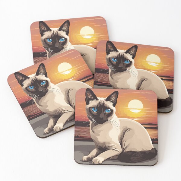 Item preview, cat at sunset designed and sold by REDCATWWW.