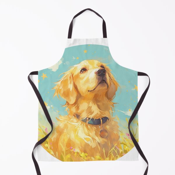 Item preview, Golden Retriever in Flowerfield designed and sold by Christian Weiss.