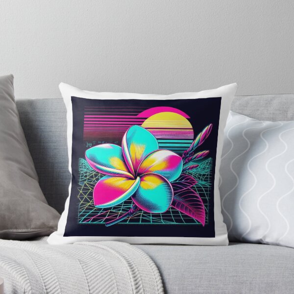 Aperçu de l'œuvre Plumeria rétro créée et vendue par RetroThreadedTs.