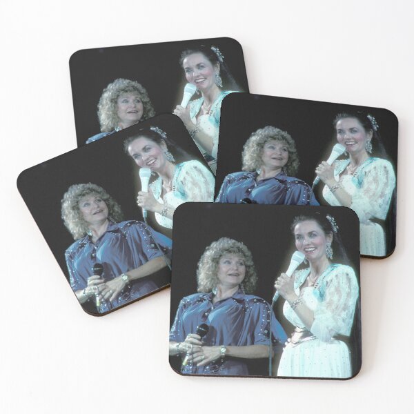 Item preview, Peggy Wright and Crystal Gayle - Photograph designed and sold by ConcertImages.