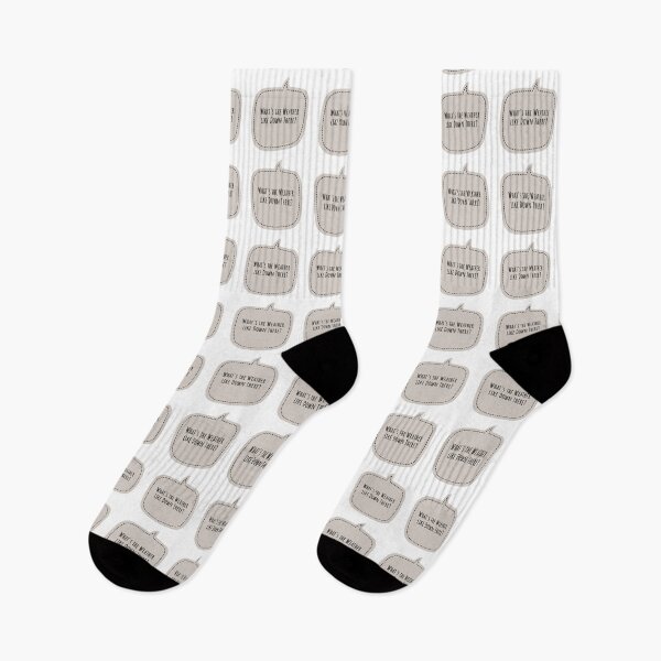 Item preview, Tall Person Humorous What's the Weather Like Down There?  designed and sold by Jenny Meehan Art Prints and Patterns  .