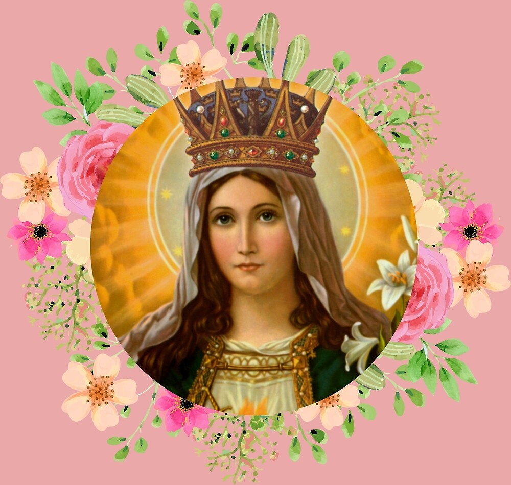"Our Lady Queen of Heaven I Virgin Mary I Sacred Heart of Mary I