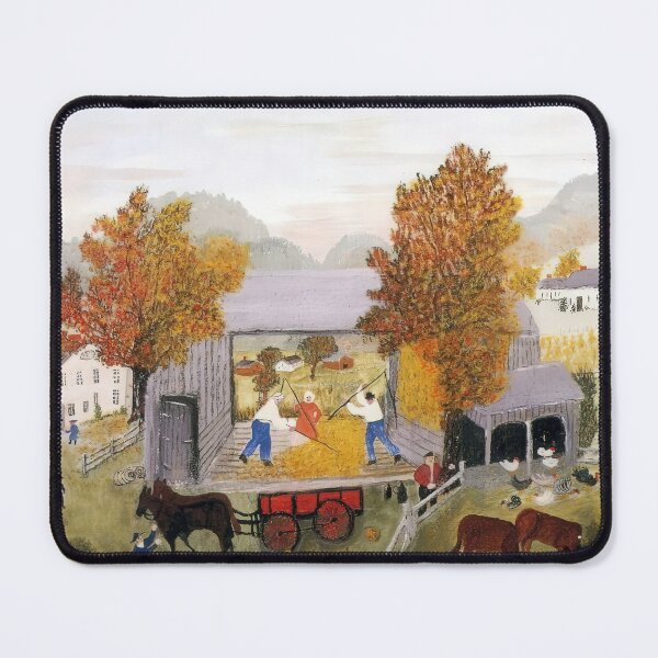 Item preview, art by grandma moses, artist grandma moses, artwork by grandma moses, grandma moses art, grandma moses artwork, grandma moses paintings designed and sold by rosa-reid.