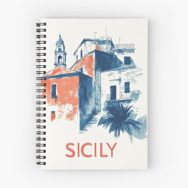 Item preview, Sicily Rustic Architecture Art Print designed and sold by Retro Travel Design.