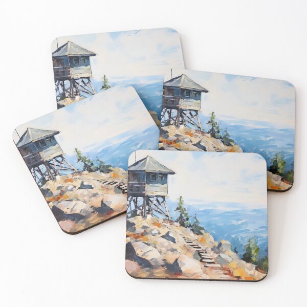 Item preview, Gouache - Mountain Lookout designed and sold by KootenayDesigns.