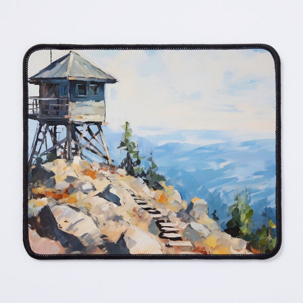 Item preview, Gouache - Mountain Lookout designed and sold by KootenayDesigns.