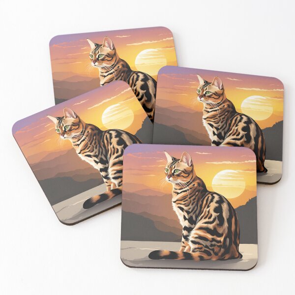 Item preview, cat at sunset designed and sold by REDCATWWW.