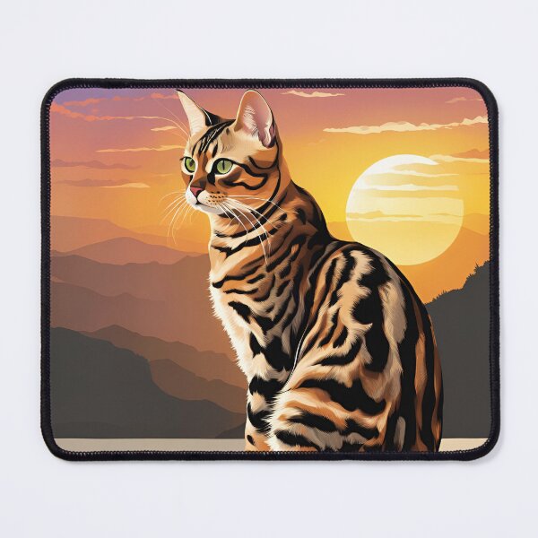 Item preview, cat at sunset designed and sold by REDCATWWW.