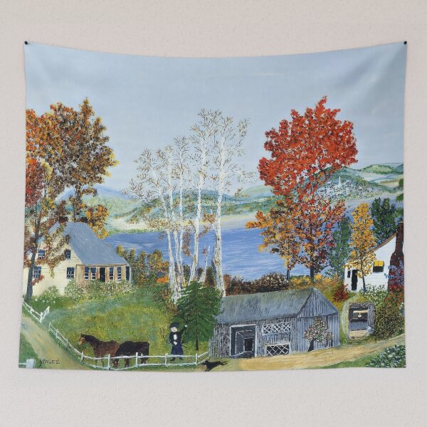 Item preview, art by grandma moses, artist grandma moses, artwork by grandma moses, grandma moses art, grandma moses artwork, grandma moses paintings designed and sold by rosa-reid.