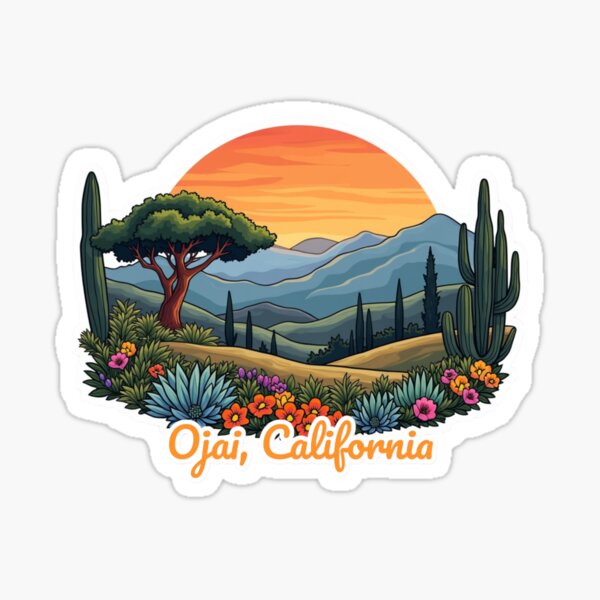 Item preview, Ojai, California designed and sold by ArtfullyRooted.