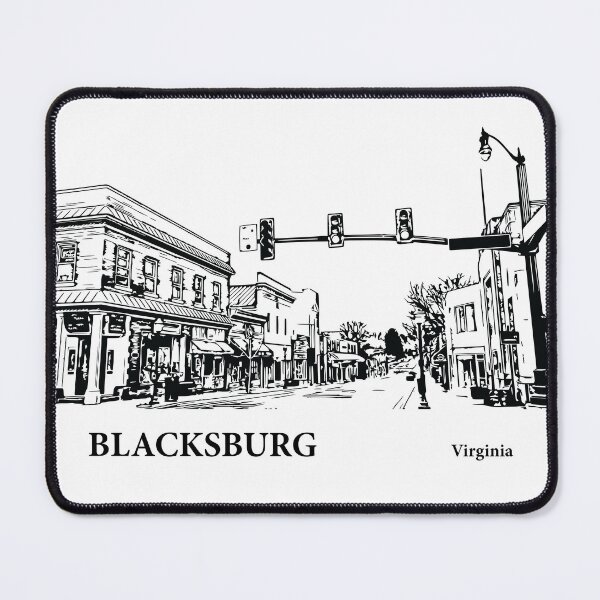 Artikelvorschau, Blacksburg, Virginia (Bundesstaat) entworfen und verkauft von Lakeric Cityscapes.