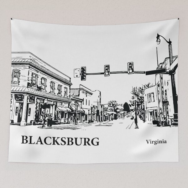 Item preview, Blacksburg Virginia designed and sold by Lakeric Cityscapes.