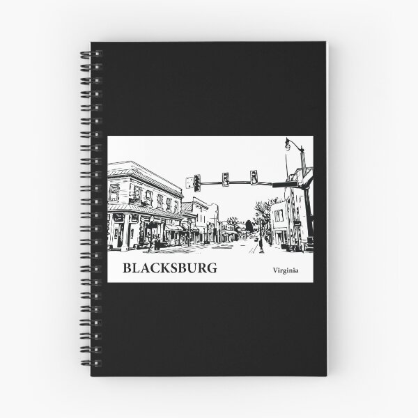 Artikelvorschau, Blacksburg, Virginia (Bundesstaat) entworfen und verkauft von Lakeric Cityscapes.