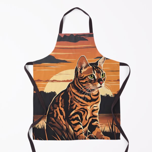 Item preview, cat at sunset designed and sold by REDCATWWW.