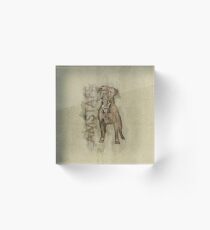 American Staffordshire Terrier - Amstaff Acrylic Block