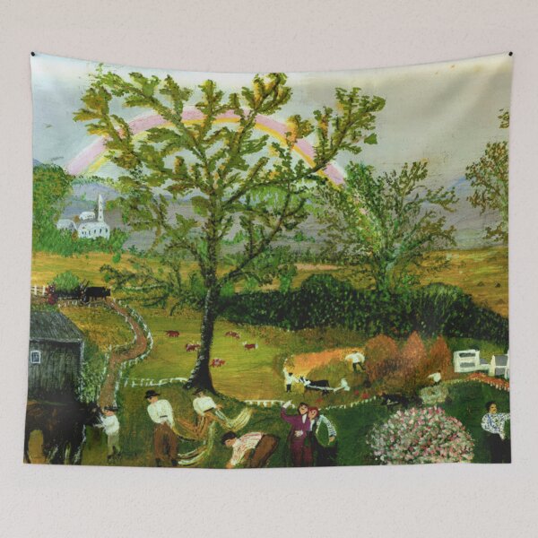 Item preview, art by grandma moses, artist grandma moses, artwork by grandma moses, grandma moses art, grandma moses artwork, grandma moses paintings designed and sold by rosa-reid.