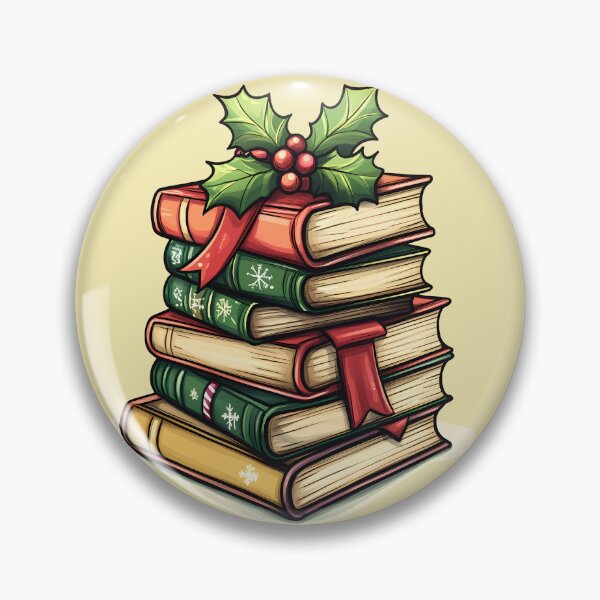 Item preview, Stack of Christmas Books for Readers designed and sold by LarkspurAndTea.