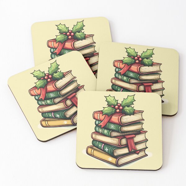 Item preview, Stack of Christmas Books for Readers designed and sold by LarkspurAndTea.