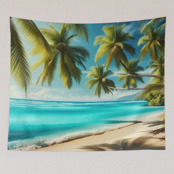 Item preview, Palms on the beach designed and sold by mahmoudfarrag.