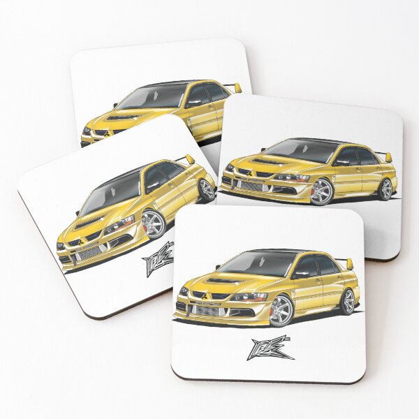Item preview, mitsubishi evo9 yellow  designed and sold by NaquashM.